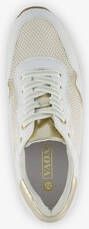 Nova dames sneakers wit met gouden details
