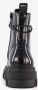 Only Shoes lak dames veterboots zwart - Thumbnail 2