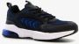 Osaga Rex kinder sportschoenen zwart blauw Uitneembare zool - Thumbnail 6