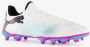 Puma Future 7 Play FG AG Junior voetbalschoenen wit roze blauw Jongens Meisjes Imitatieleer 28 - Thumbnail 14