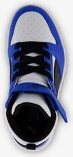 Puma Rebound V6 Mid kinder sneakers blauw