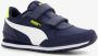 Puma ST Runner sneakers donkerblauw geel wit Imitatieleer 28 - Thumbnail 6
