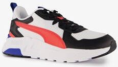 Puma Trinity Lite kinder sneakers wit rood