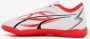 Puma Ultra Play IT Jr zaalvoetbalschoenen wit rood Imitatieleer 30 - Thumbnail 7