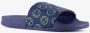 Scapino Kinder badslippers blauw met smiley - Thumbnail 6