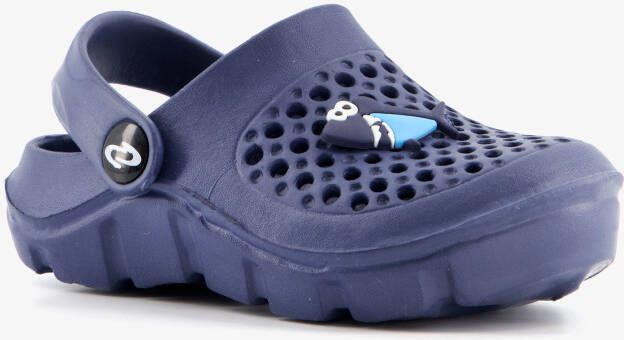Scapino Kinder klompen blauw haai