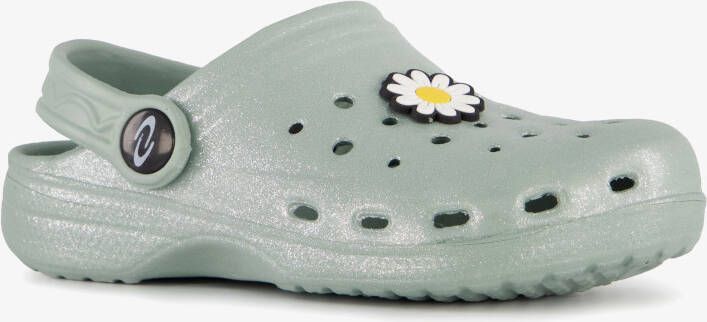 Scapino Kinder klompen mintgroen madelief