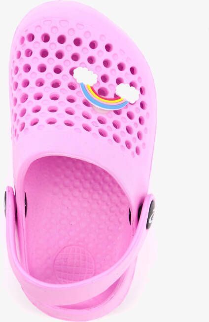 Scapino Kinder klompen roze regenboog