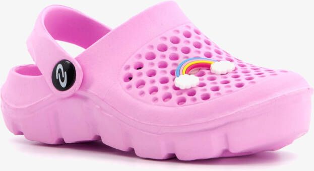 Scapino Kinder klompen roze regenboog