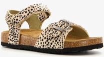 Scapino meisjes bio sandalen met cheetah print