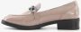 Scapino Tamaris dames lak loafers beige taupe - Thumbnail 3