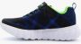 Skechers Flex-Glow Jongens Sneakers Black Blue Lime - Thumbnail 165