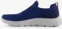 Skechers Go Walk Flex heren sneakers blauw - Thumbnail 2