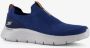 Skechers Go Walk Flex heren sneakers blauw - Thumbnail 4