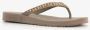 Skechers Meditation Butterfly Garden VEGAN Slipper Vrouwen Taupe - Thumbnail 9