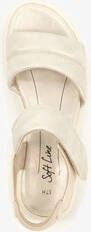 Softline dames sandalen met metallic details