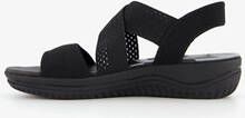 Softline dames sandalen zwart