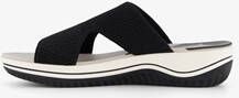 Softline dames slippers zwart wit