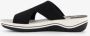 Softline dames slippers zwart wit - Thumbnail 2