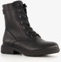 Softline dames veterboots zwart - Thumbnail 4