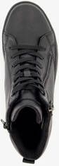 Softline hoge dames sneakers zwart