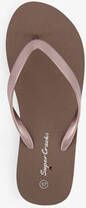 Supercracks dames teenslippers bruin