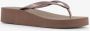 Supercracks dames teenslippers bruin - Thumbnail 6