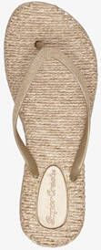 Supercracks dames teenslippers goud