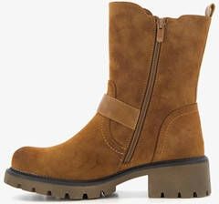 Supercracks gevoerde dames biker boots bruin