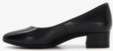 tamaris Comfort leren dames pumps zwart