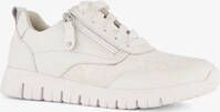 tamaris Comfort leren dames sneakers wit