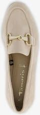 tamaris dames loafers met gesp beige