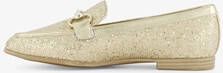 tamaris dames loafers met pailletten goud