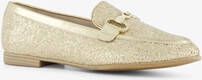 tamaris dames loafers met pailletten goud