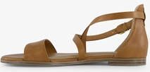 tamaris dames sandalen cognac bruin