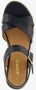Tamaris dames sandalen met sleehak zwart - Thumbnail 4