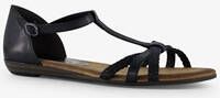 tamaris dames sandalen zwart