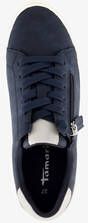 tamaris dames sneakers met rits blauw