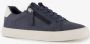 Tamaris dames sneakers met rits blauw Uitneembare zool - Thumbnail 8