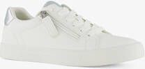 tamaris dames sneakers met rits wit