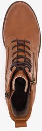 tamaris dames veterboots cognac