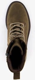 tamaris dames veterboots olijfgroen