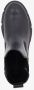 Tamaris leren dames chelsea boots laag Zwart - Thumbnail 3