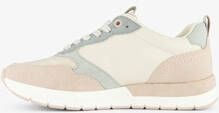 tamaris vegan dames sneakers beige roze