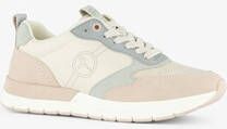 tamaris vegan dames sneakers beige roze