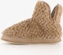 Thu!s dames pantoffels teddy pantoffels Beige Sloffen - Thumbnail 2