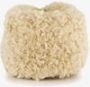 Thu!s dames teddy sloffen Beige Pantoffels - Thumbnail 4
