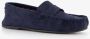 Thu!s heren mocassin pantoffels blauw Sloffen - Thumbnail 4