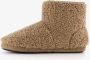 Thu!s teddy heren pantoffels beige Sloffen - Thumbnail 2