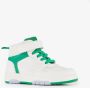 TwoDay leren jongens sneakers wit groen - Thumbnail 7